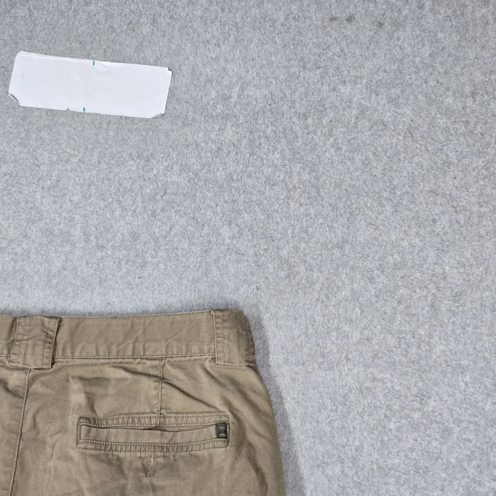 VINTAGE Tommy Bahama Men Shorts 35 Khaki Chino Pleated Pockets 8